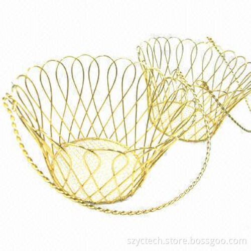 Hanging Basket with Gold Plating